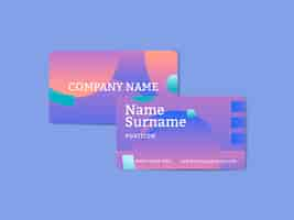 Free vector company cards