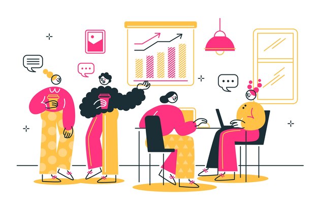 Company concept illustration