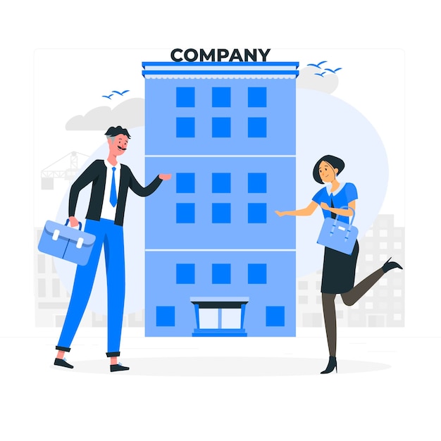 Company concept illustration