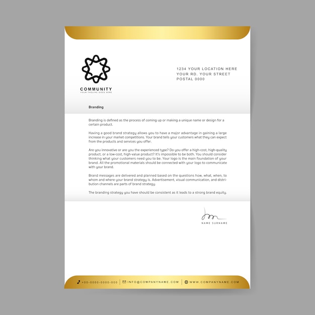 company letter