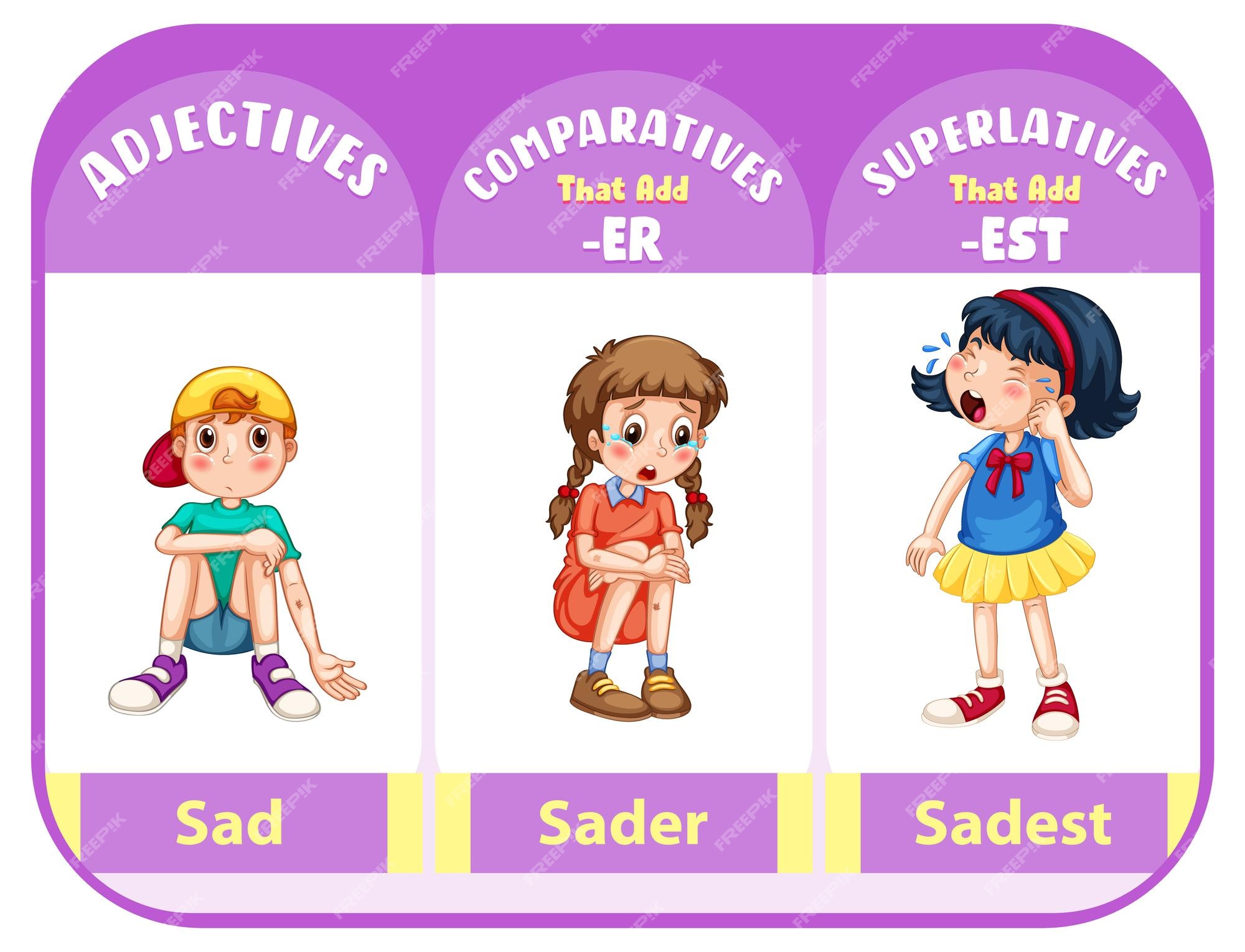 comparative and superlative adjectives