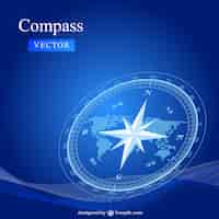 Free vector compass background