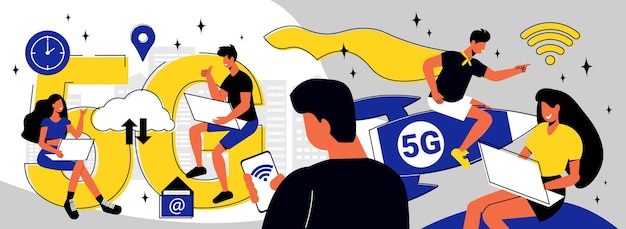 Состав людей, использующих 5g