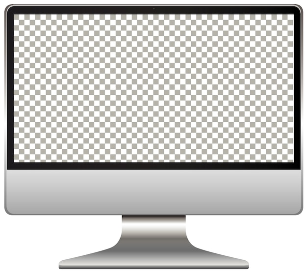 Компьютерный монитор с прозрачным экраном