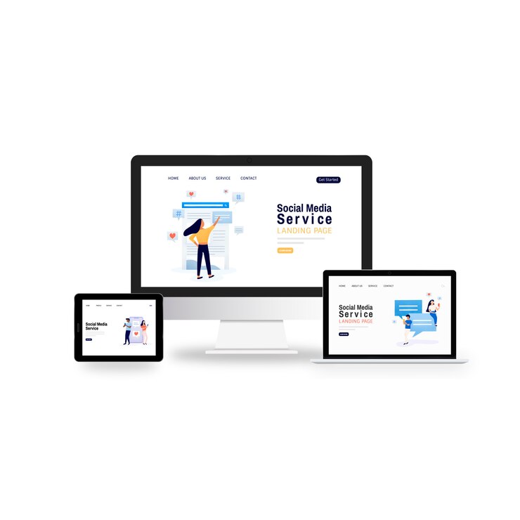 Free Vector computer and other digital devices vector