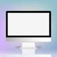 Бесплатное векторное изображение Компьютерный экран для пк