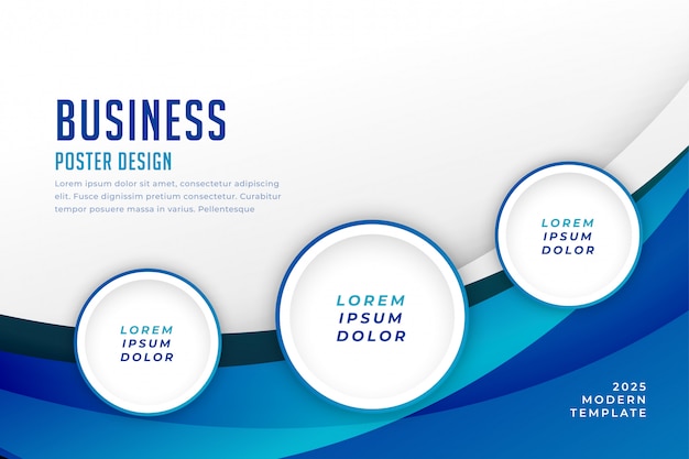 Concept business background template design