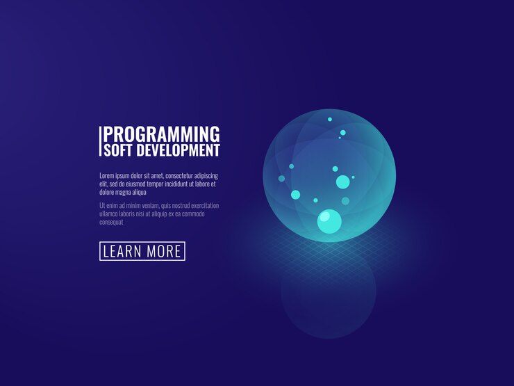 Free Vector concept development of new technologies icon transparent luminous ball