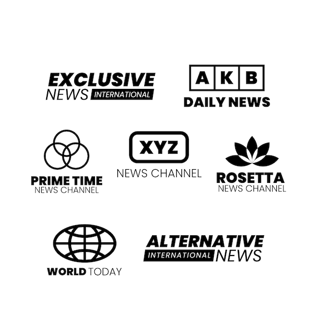 Concept of news logo