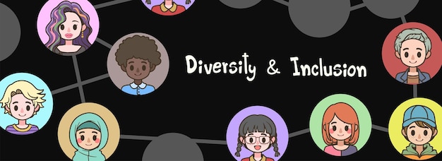 Concept of racial equality and antiracism socially diverse multicultural and multiracial people