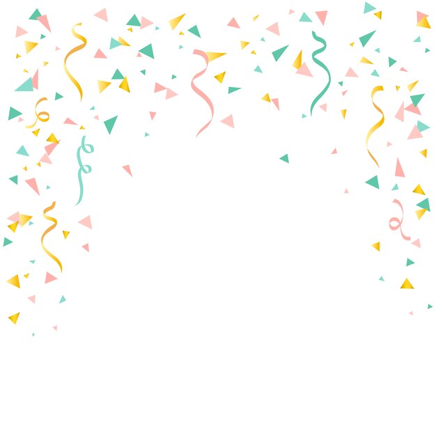 Free Vector confetti background 