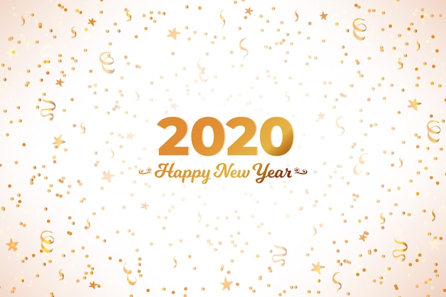 Конфетти новый год 2020 фон