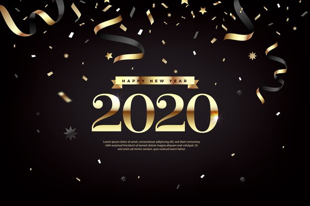 색종이 새해 2020 배경