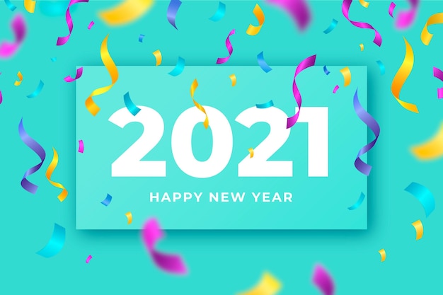 Конфетти новый год 2021 фон