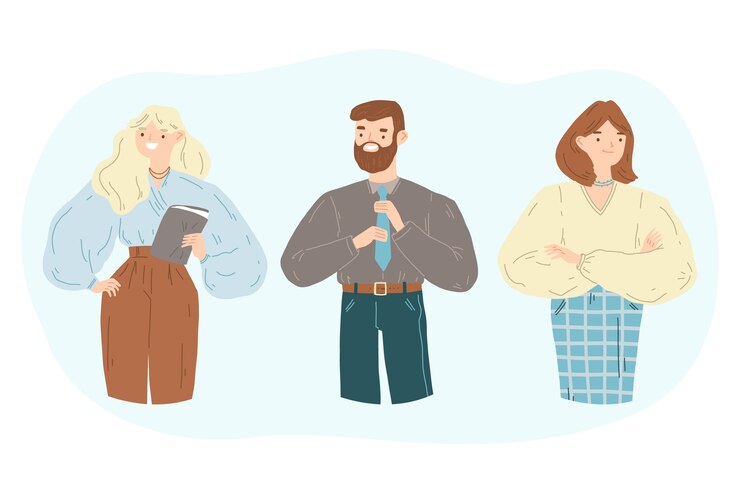 무료 Vector 자신감이 사람들이 그림 모음