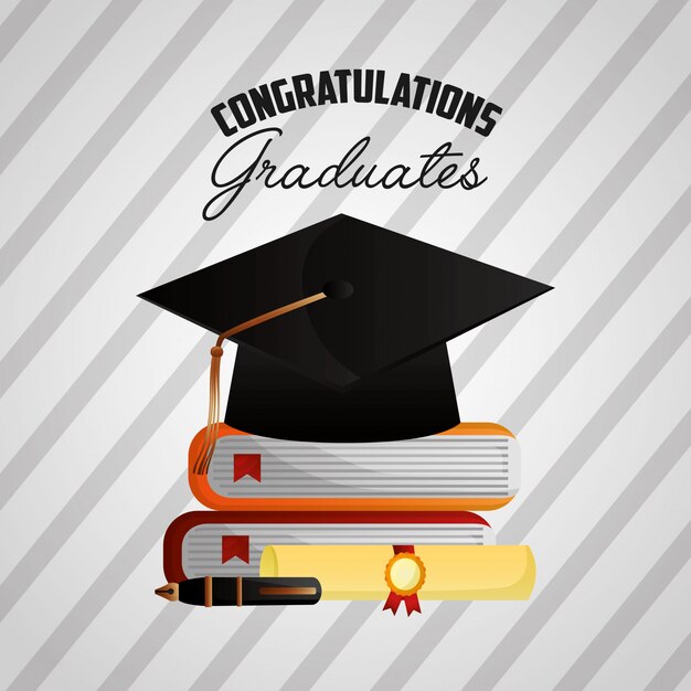 Congratulations graduation background