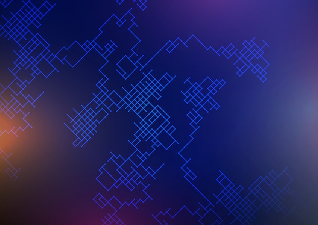 Free vector connections background with abstract lattice design