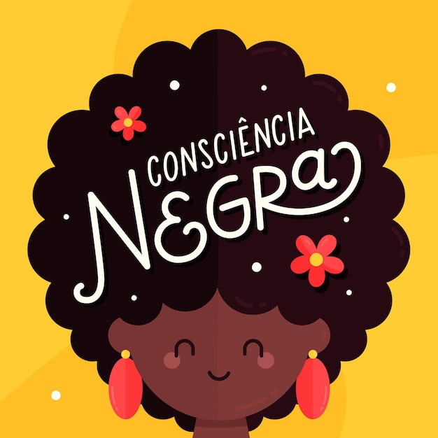 Consiencia negra lettering