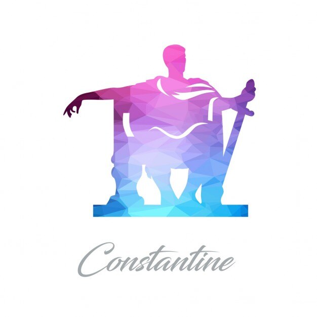 Free Vector constantine, polygonal shapes