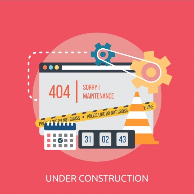 Free Vector "under construction" background design