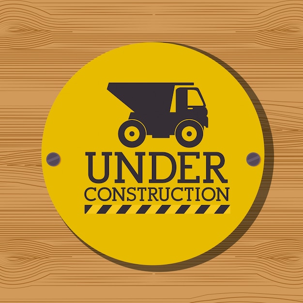 Under construction graphic advertising