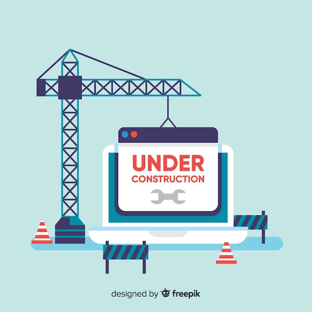 Under construction landing page