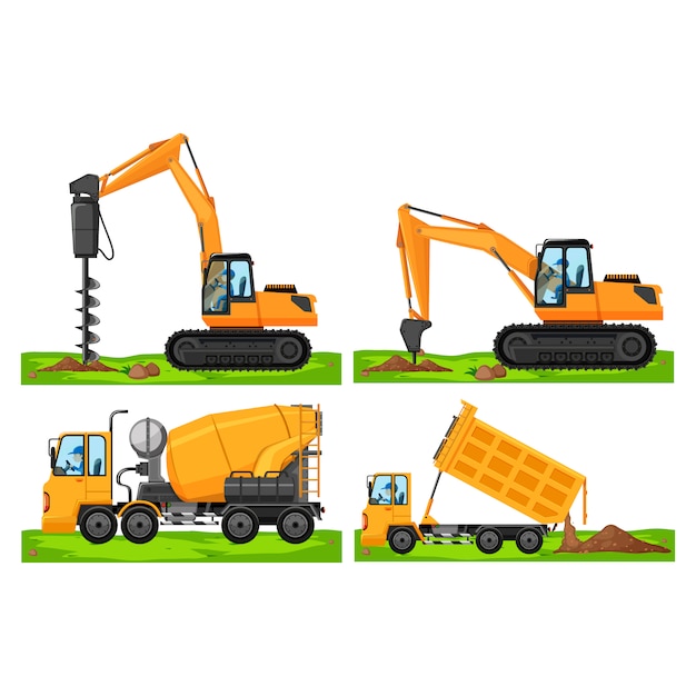Construction machines collection