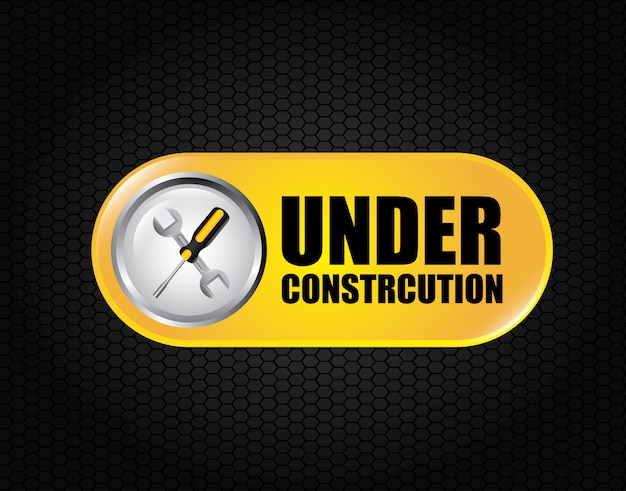 Free vector under construction