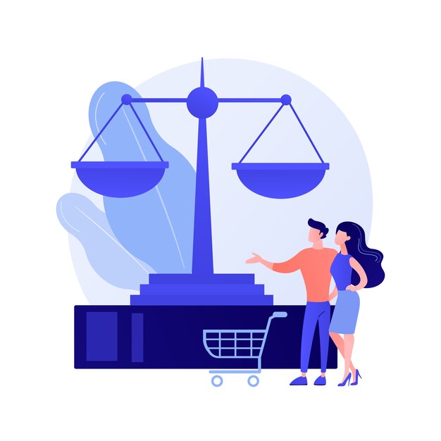Consumer law abstract concept
