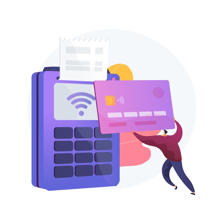 Free Vector contactless payment abstract concept illustration