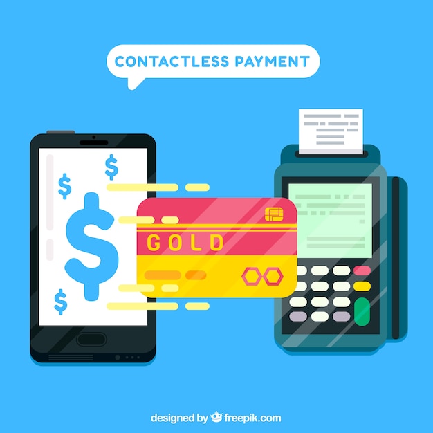 Contactless payment backgorund