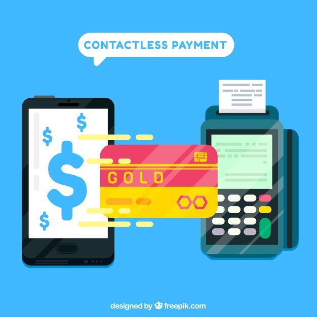 Contactless payment backgorund