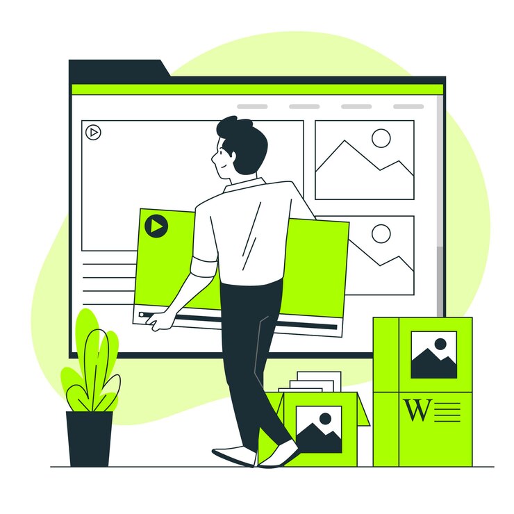 Free Vector content concept illustration