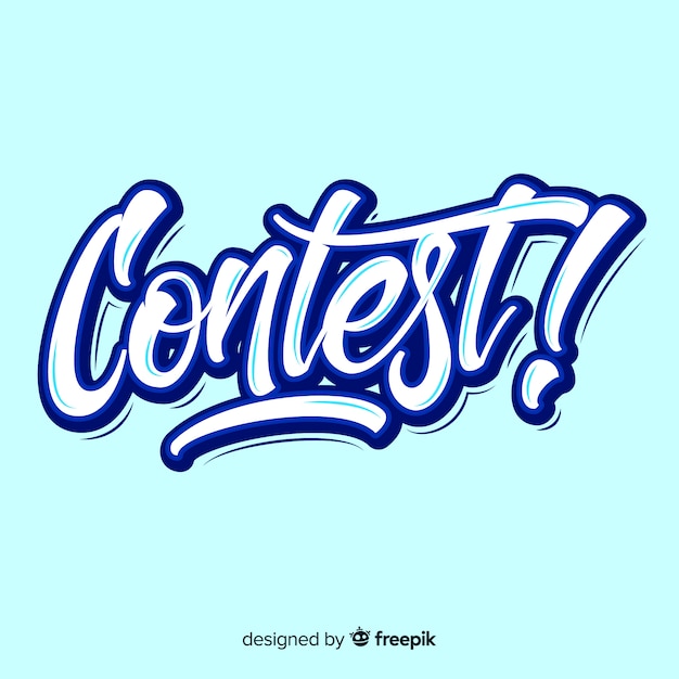 Contest lettering