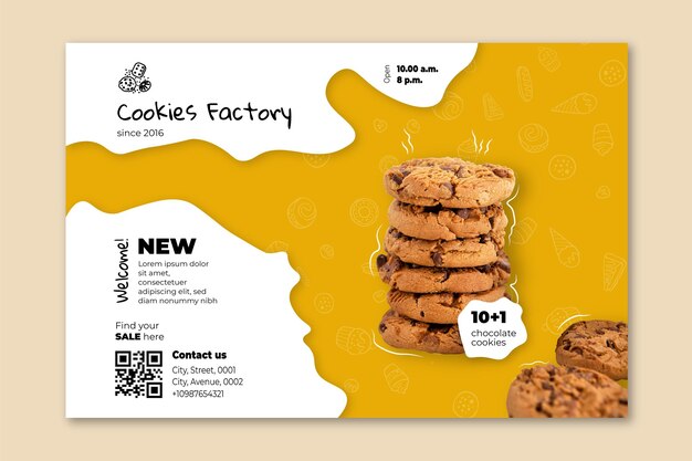 Cookies banner template