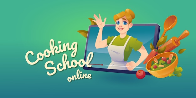 Cooking school banner template