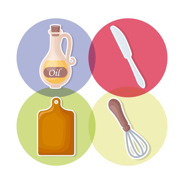 Free vector cooking utensils