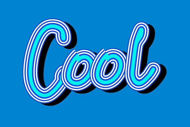 Cool blue vintage font wallpaper