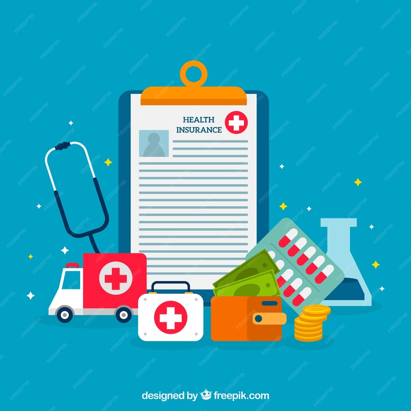 Free Vector | Cool composition with medical objects