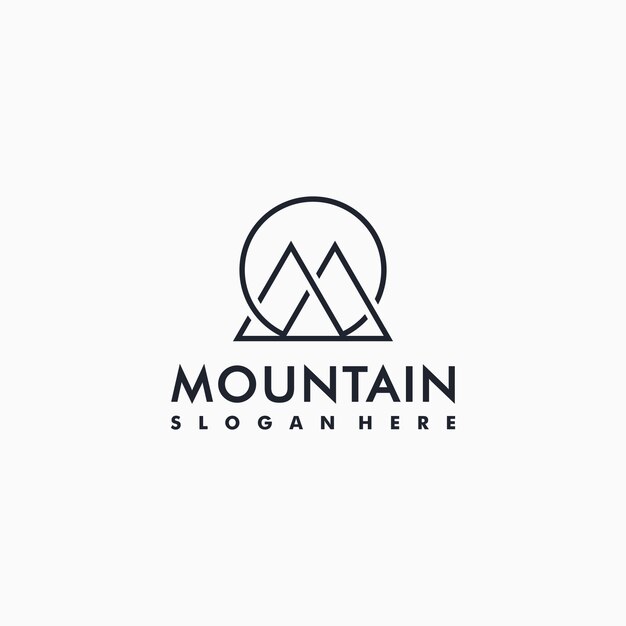 Download Free Mountain Explore Logo Line Minimal Style Vector Illustration Use our free logo maker to create a logo and build your brand. Put your logo on business cards, promotional products, or your website for brand visibility.