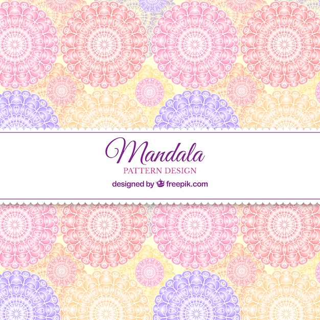 Cool mandala pattern background