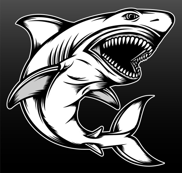Free Free 317 Baby Shark Svg Free Black And White SVG PNG EPS DXF File