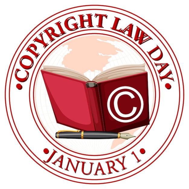 Copyright law day banner design