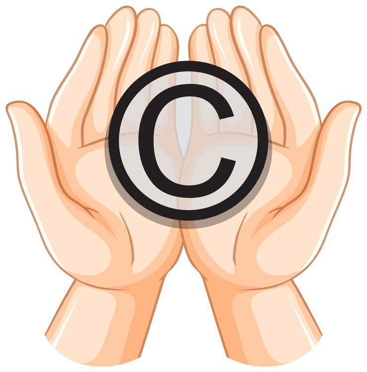 मुफ़्त वेक्टर copyright symbol concept vector