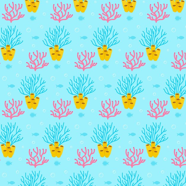 Coral pattern concept