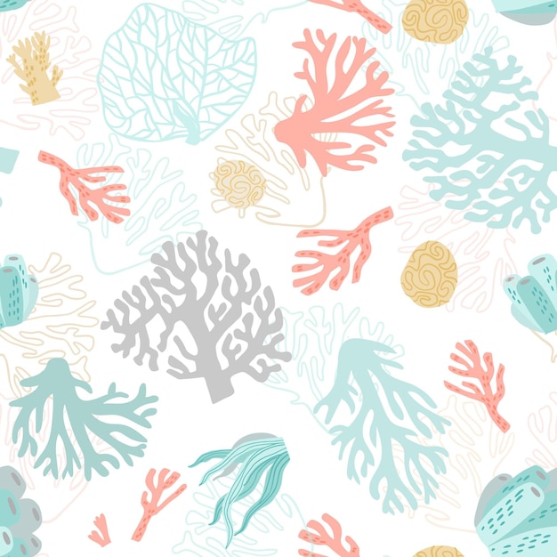 Coral pattern theme