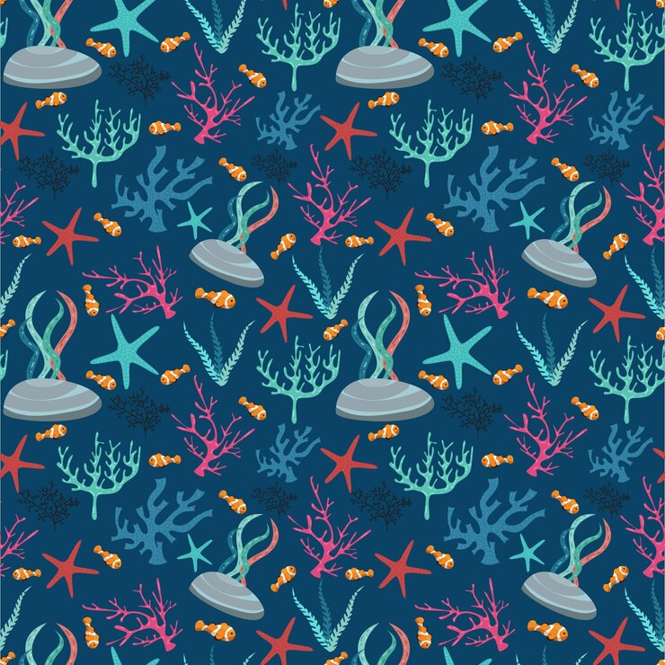 Free Vector coral pattern