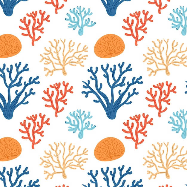 Free vector coral pattern