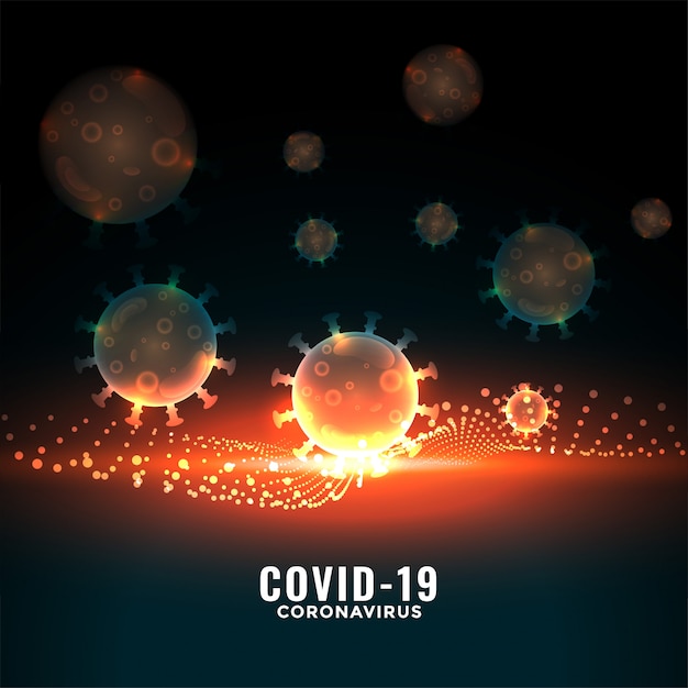 Coronavirus covid-19 being stopped with a resistance wall