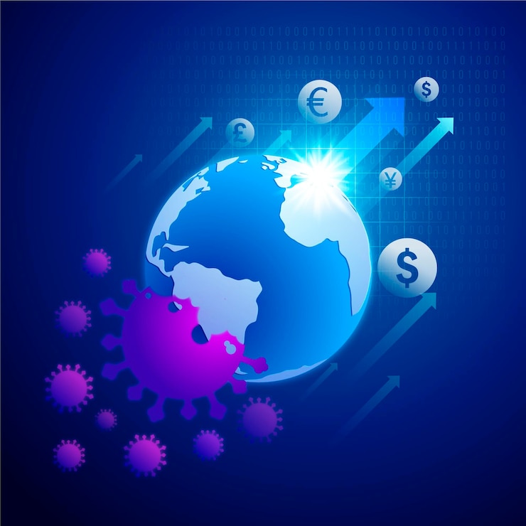 Free Vector coronavirus financial recovery